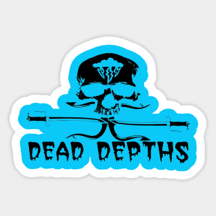 dead depths logo Sticker